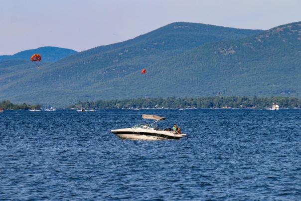 Boat on Lake George