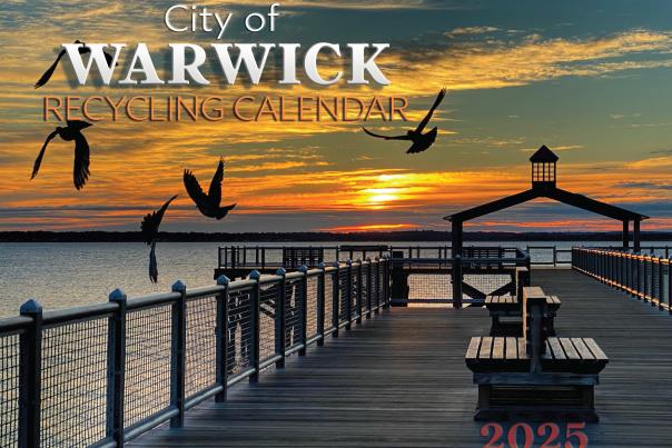 2025 recycling calendar front cover