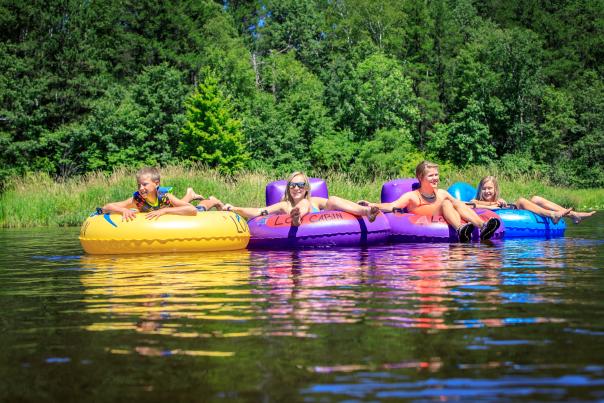 Tubing on the Namekagon River