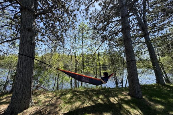 Hammocking at Bluegill Park