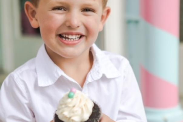 Little Boy and Cupcake