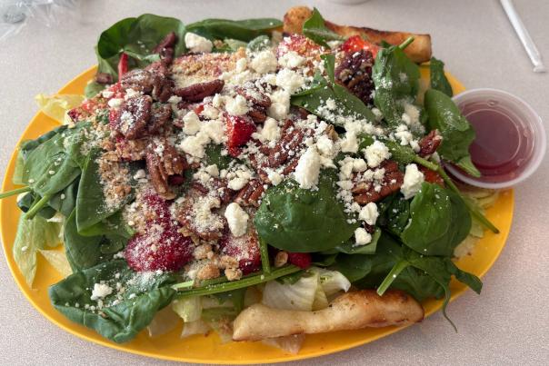 Strawberry Spinach Salad