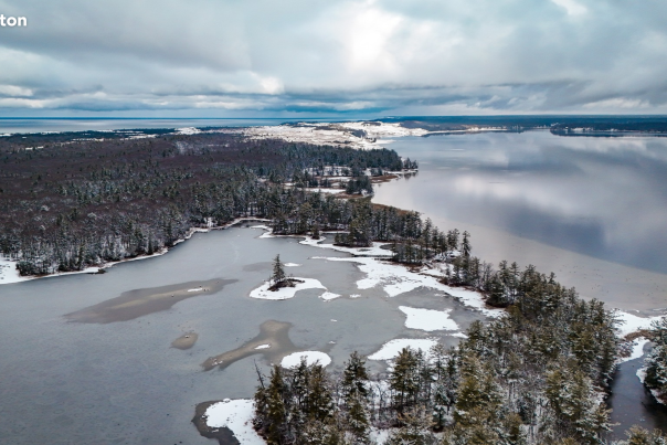 Ludington Snowy Landscape