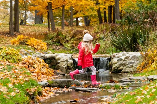 Autumn Fall Hike - Child -Grandville