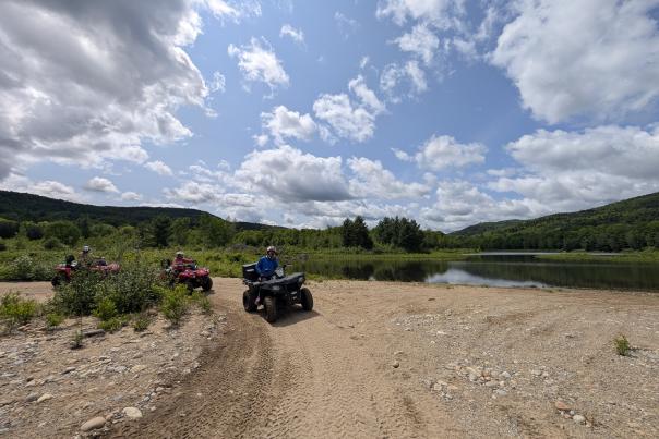 Out Back Kayak - ATV Tour with Pond View