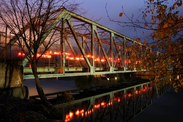 Riverfire Pumpkins on Bridge