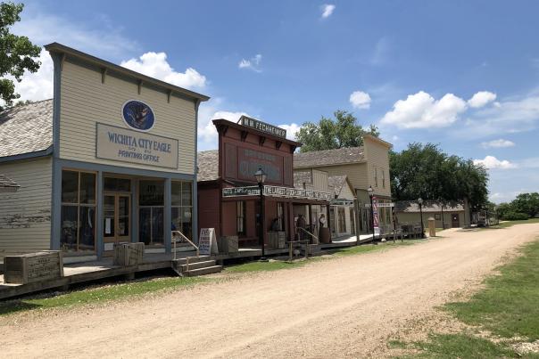 Main Street View at Old Cowtown Museum