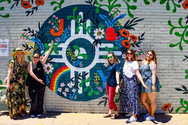 Wichita mural with women