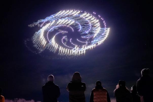 Drone Light Festival Pyro Drones