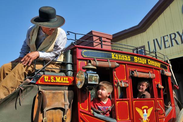 Old Cowtown Museum stagecoach