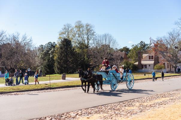 Women on a Carriage Ride on DoG Street