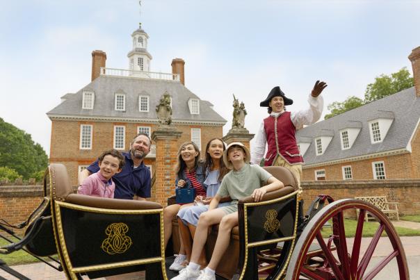 Governor's Palace Family Carriage Ride at Colonial Williamsburg
