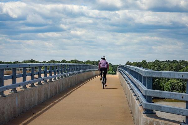 Biking on the Virginia Capital Trail