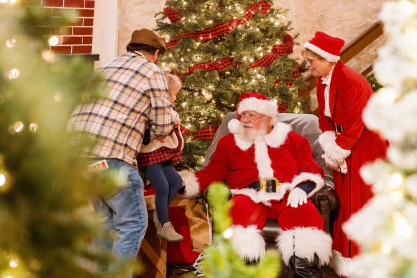 Santa at Hagley