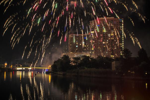 Fireworks on the Riverfront