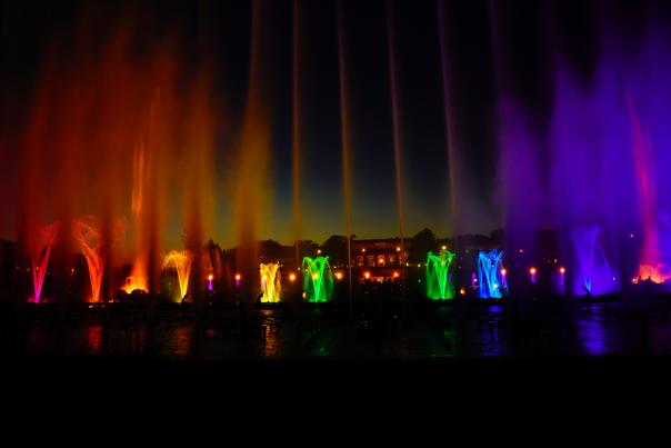 Rainbow Fountain Show