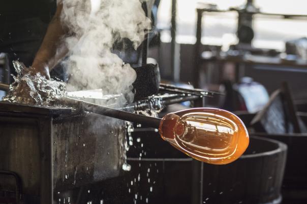 Glass Blowing - Stock Photo