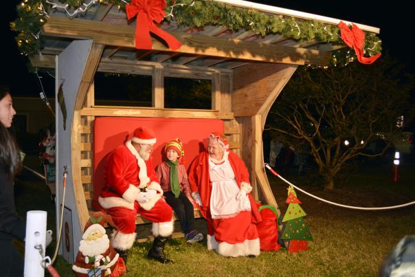 Santa at Wrightsville Beach