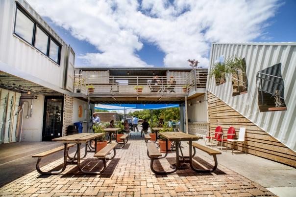 Cargo District's patio