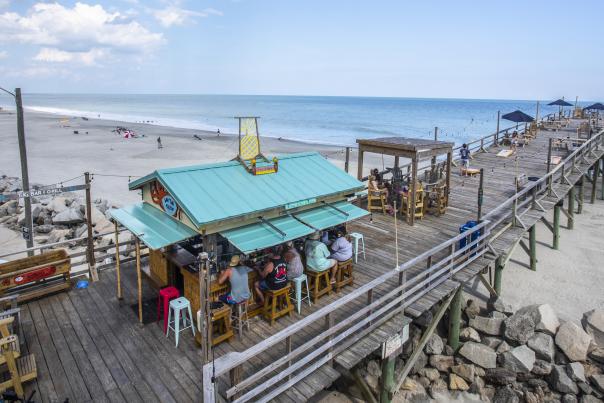 High Tide Tiki Bar on the Carolina Beach Pier