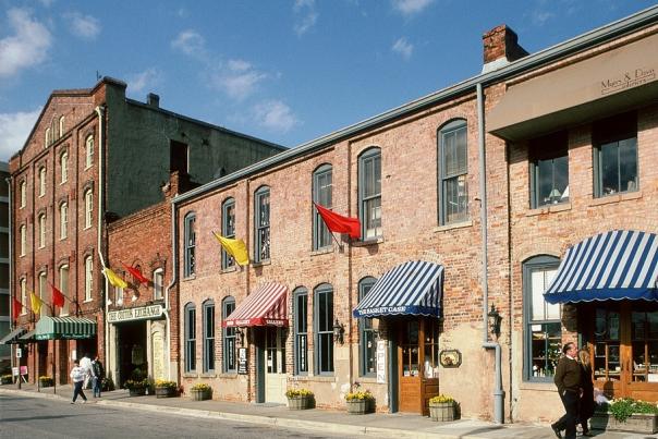 Cotton Exchange in historic downtown Wilmington