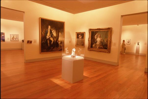 Gallery exhibit at the Cameron Art Museum