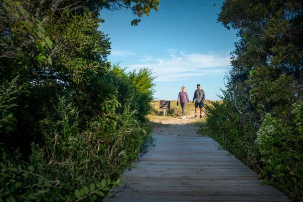 Basin Trail at Fort Fisher Recreation Area