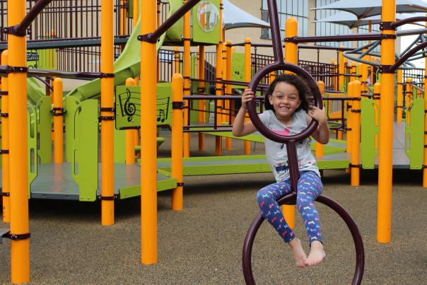 Child on playground