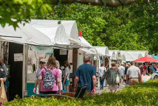 Artist along pathway bushes #2_preview