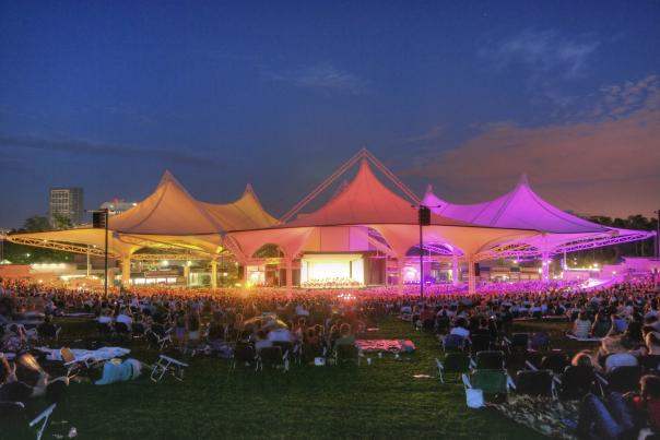 The Cynthia Woods Mitchell Pavilion in The Woodlands, Texas