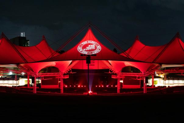 The Cynthia Woods Mitchell Pavilion on Red Alert