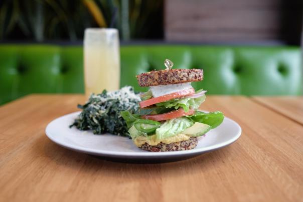 True Food Kitchen - Inside Out Quinoa Burger