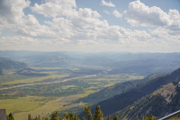 View from Jackson Hole Mountain Resort