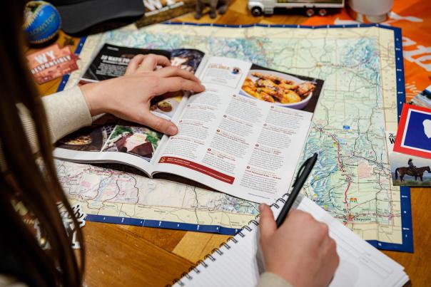 Planning your next adventure with the Official Wyoming Travel Guide.