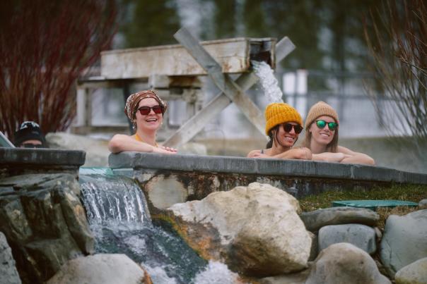 Hot Spring in Wyoming