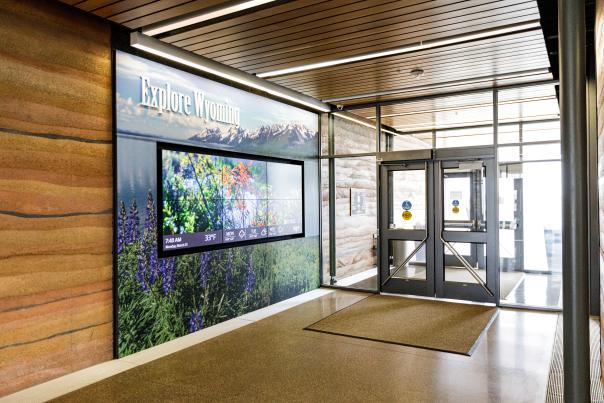 SE Wyoming Welcome Center Display Wall