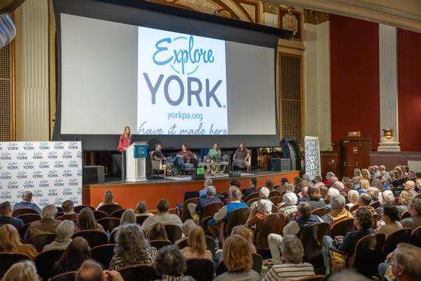 the community gathered to celebrate the screening of the Travels with Darley episode "Communities That Shaped America" featuring York County