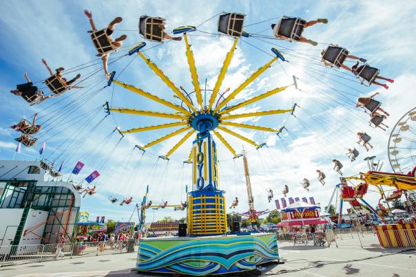 Swing ride at the York State Fair