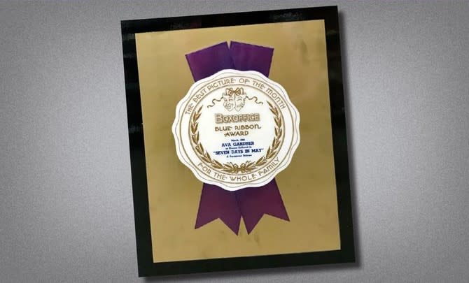 Seven Days in May - Blue Ribbon Box Office Plaque