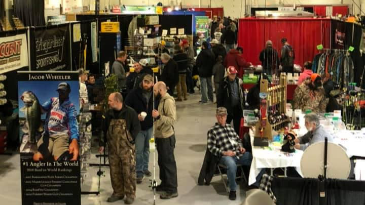 People At The Hendricks County 4 H Fairgrounds For The Indiana Fishing Expo