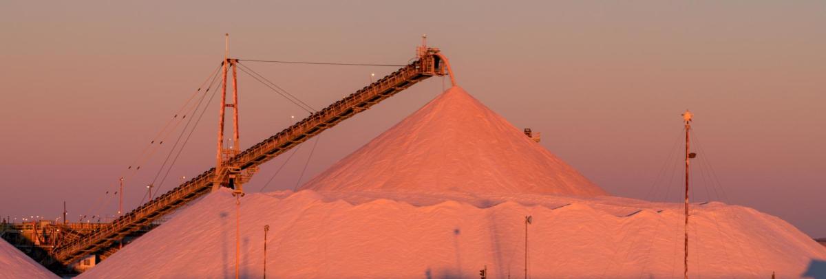 View of Salt Mounds in Port Hedland Image CJ Maddock