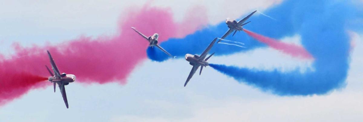 Red arrows