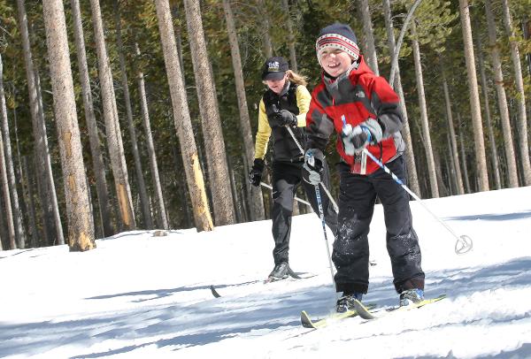 Kid Skiing In Casper, WY