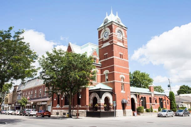 Picture of the Clock Tower Inn & Bistro from Across the Street