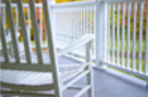 White Rocking Chair