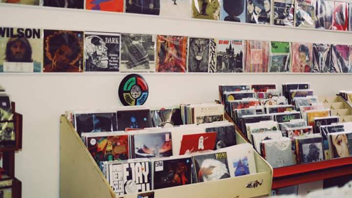 Records at Irvington Vinyl and Books