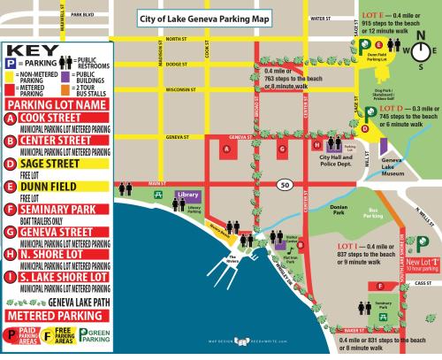 City of Lake Geneva Parking Map_2023