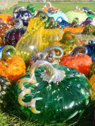 Glass Pumpkins