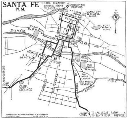 Rt 66 Santa fe Loop Historic Image