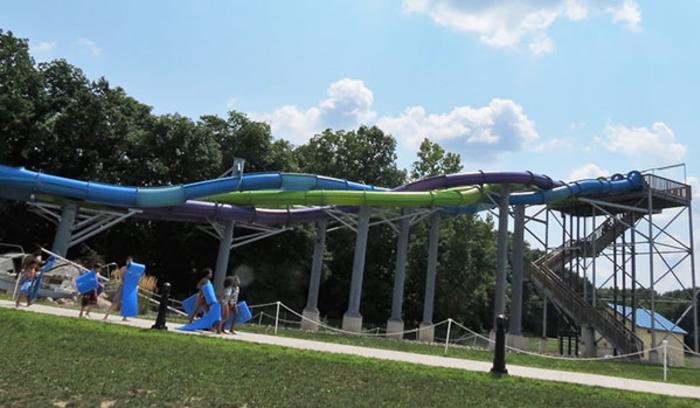Slide at Deep River Waterpark